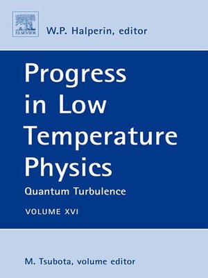 cover image of Progress in Low Temperature Physics